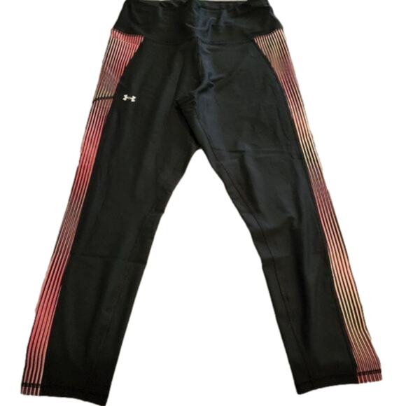 Under Armour compression pocket active athletic workout leggings plus size 1X 3X - Picture 2 of 13